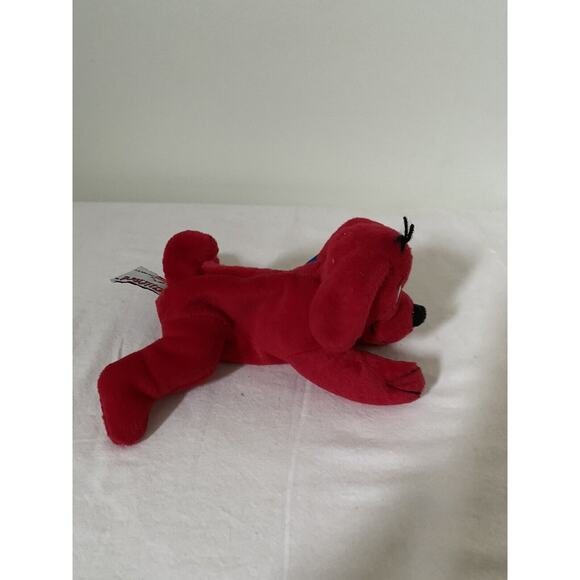 Clifford the Big Red Dog Plush Scholastic Side Kicks 8" Tags Bean Bag Toy - Picture 5 of 16